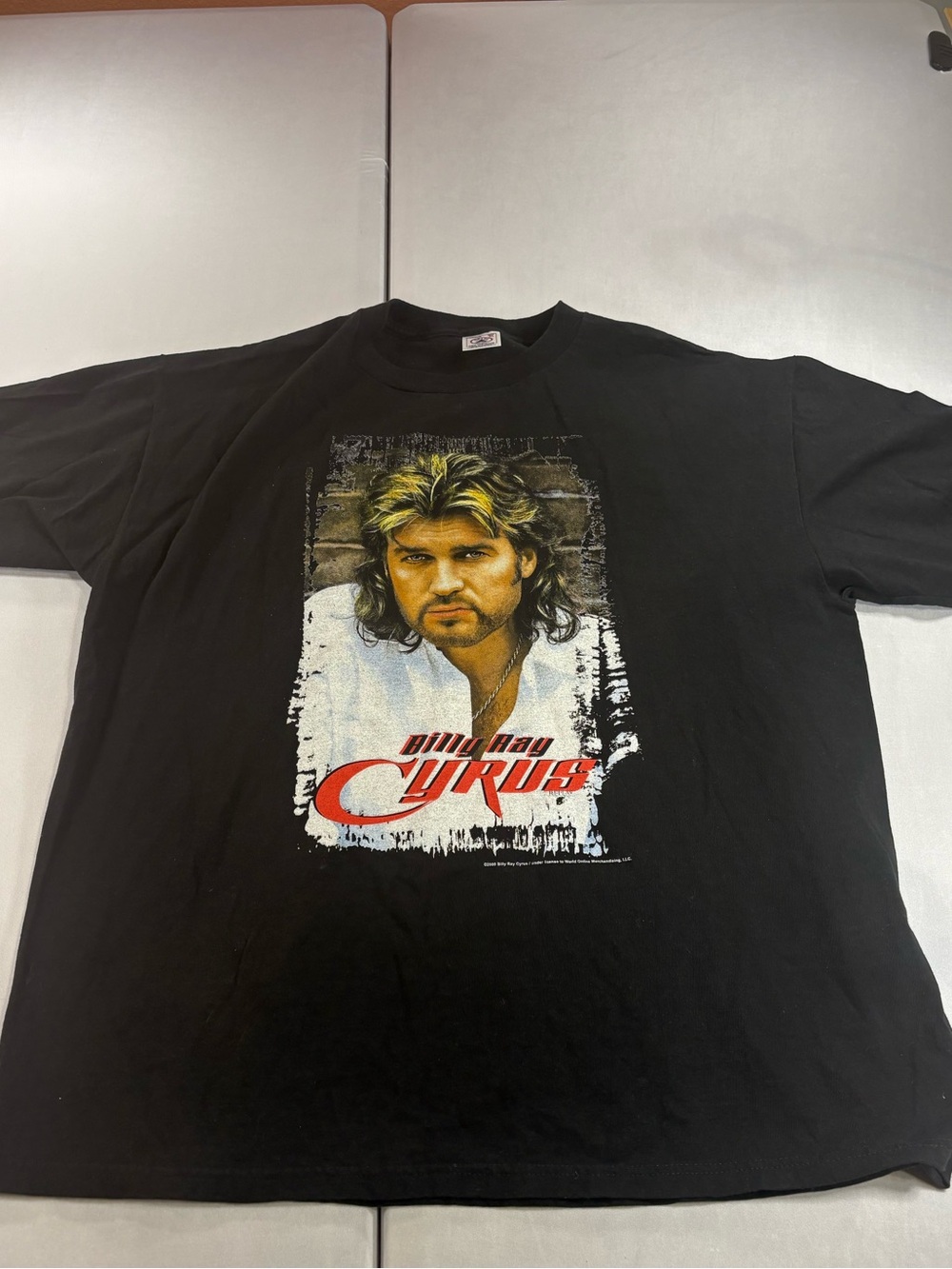 Vintage 2000 Billy Ray Cyrus Tour T Shirt XL Country Music Double Sided